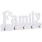 vidaXL Wandgarderobe FAMILY 74 x 29,5 cm vidaXL Wandgarderobe FAMILY 74 x 29,5 cm