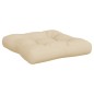 vidaXL Palettenkissen 2-tlg. Beige Stoff vidaXL Palettenkissen 2-tlg. Beige Stoff