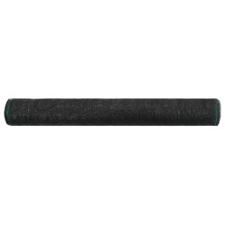 vidaXL Tennisblende HDPE 1x100 m Schwarz