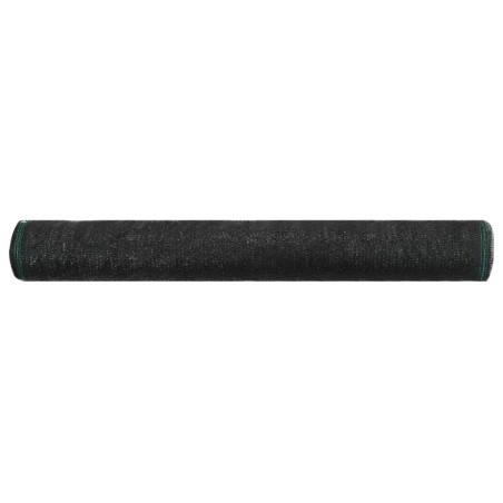 vidaXL Tennisblende HDPE 1x100 m Schwarz