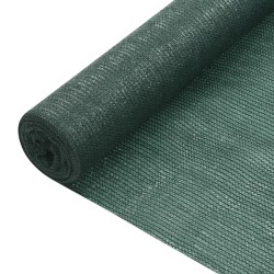 vidaXL Zaunblende Grün 3,6x10 m HDPE 75 g/m² 