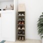 vidaXL Schuhschrank Sonoma-Eiche 27,5x27x102 cm Holzwerkstoff vidaXL Schuhschrank Sonoma-Eiche 27,5x27x102 cm Holzwerkstoff