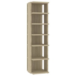 vidaXL Schuhschrank Sonoma-Eiche 27,5x27x102 cm Holzwerkstoff