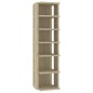 vidaXL Schuhschrank Sonoma-Eiche 27,5x27x102 cm Holzwerkstoff vidaXL Schuhschrank Sonoma-Eiche 27,5x27x102 cm Holzwerkstoff