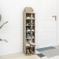 vidaXL Schuhschrank Sonoma-Eiche 27,5x27x102 cm Holzwerkstoff vidaXL Schuhschrank Sonoma-Eiche 27,5x27x102 cm Holzwerkstoff