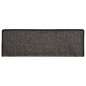vidaXL Treppenmatten Selbstklebend Sisal 15 Stk. 65x21x4 cm Anthrazit vidaXL Treppenmatten Selbstklebend Sisal 15 Stk. 65x21x4 cm Anthrazit