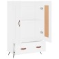 vidaXL Highboard Weiß 69,5x31x115 cm Holzwerkstoff vidaXL Highboard Weiß 69,5x31x115 cm Holzwerkstoff