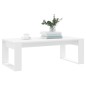 vidaXL Couchtisch Weiß 102x50x35 cm Holzwerkstoff vidaXL Couchtisch Weiß 102x50x35 cm Holzwerkstoff