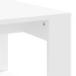 vidaXL Couchtisch Weiß 102x50x35 cm Holzwerkstoff vidaXL Couchtisch Weiß 102x50x35 cm Holzwerkstoff