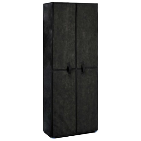 vidaXL Schuhschrank Schwarz 60 x 30 x166 cm Stoff