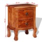 vidaXL Nachttisch-Set mit Schubladen 2 Stück aus massivem Akazienholz vidaXL Nachttisch-Set mit Schubladen 2 Stück aus massivem Akazienholz