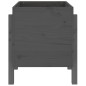vidaXL Pflanzkübel Grau 62x50x57 cm Massivholz Kiefer vidaXL Pflanzkübel Grau 62x50x57 cm Massivholz Kiefer