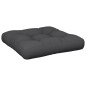 Palettenkissen Schwarz 60x60x12 cm Stoff Palettenkissen Schwarz 60x60x12 cm Stoff