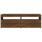 vidaXL TV-Schrank mit LED-Leuchten Braun Eichen-Optik 120x35x40 cm vidaXL TV-Schrank mit LED-Leuchten Braun Eichen-Optik 120x35x40 cm