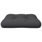 Palettenkissen Schwarz 60x60x12 cm Stoff Palettenkissen Schwarz 60x60x12 cm Stoff