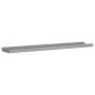 vidaXL Bilderleisten 2 Stk. Grau 80x9x3 cm MDF vidaXL Bilderleisten 2 Stk. Grau 80x9x3 cm MDF