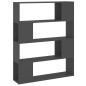 vidaXL Bücherregal Raumteiler Grau 100x24x124 cm vidaXL Bücherregal Raumteiler Grau 100x24x124 cm