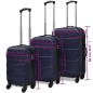 vidaXL 3-tlg. Hartschalenkoffer-Set Blau 45,5/55/66 cm vidaXL 3-tlg. Hartschalenkoffer-Set Blau 45,5/55/66 cm