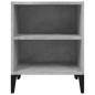 vidaXL Nachttische mit Metallbeinen 2 Stk. Betongrau 40x30x50 cm vidaXL Nachttische mit Metallbeinen 2 Stk. Betongrau 40x30x50 cm