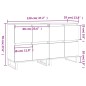 Sideboards 2 Stk. Grau Sonoma Holzwerkstoff Sideboards 2 Stk. Grau Sonoma Holzwerkstoff