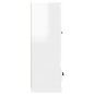 vidaXL Highboard Hochglanz-Weiß 36x35,5x103,5 cm Holzwerkstoff vidaXL Highboard Hochglanz-Weiß 36x35,5x103,5 cm Holzwerkstoff