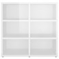 vidaXL Schuhregal Hochglanz-Weiß 52,5x30x50 cm vidaXL Schuhregal Hochglanz-Weiß 52,5x30x50 cm