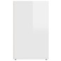 vidaXL Schuhregal Hochglanz-Weiß 52,5x30x50 cm vidaXL Schuhregal Hochglanz-Weiß 52,5x30x50 cm