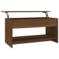 vidaXL Couchtisch Braun Eichen-Optik 102x50x52,5 cm Holzwerkstoff vidaXL Couchtisch Braun Eichen-Optik 102x50x52,5 cm Holzwerkstoff