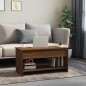 vidaXL Couchtisch Braun Eichen-Optik 102x50x52,5 cm Holzwerkstoff vidaXL Couchtisch Braun Eichen-Optik 102x50x52,5 cm Holzwerkstoff
