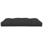 Palettenkissen Schwarz 120x80x12 cm Stoff Palettenkissen Schwarz 120x80x12 cm Stoff