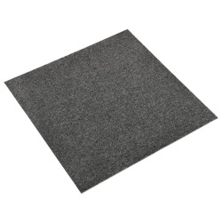 vidaXL Teppichfliesen 20 Stk. 5 m² 50x50 cm Anthrazit 