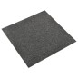 vidaXL Teppichfliesen 20 Stk. 5 m² 50x50 cm Anthrazit vidaXL Teppichfliesen 20 Stk. 5 m² 50x50 cm Anthrazit