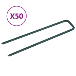 vidaXL Nägel für Kunstrasen 50 Stk. U-Form Eisen  