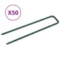 vidaXL Nägel für Kunstrasen 50 Stk. U-Form Eisen vidaXL Nägel für Kunstrasen 50 Stk. U-Form Eisen