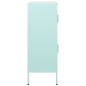 vidaXL Lagerschrank Minzgrün 80x35x101,5 cm Stahl vidaXL Lagerschrank Minzgrün 80x35x101,5 cm Stahl