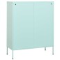 vidaXL Lagerschrank Minzgrün 80x35x101,5 cm Stahl vidaXL Lagerschrank Minzgrün 80x35x101,5 cm Stahl