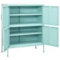 vidaXL Lagerschrank Minzgrün 80x35x101,5 cm Stahl vidaXL Lagerschrank Minzgrün 80x35x101,5 cm Stahl