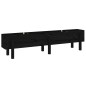 vidaXL Hochbeet Schwarz 160x30x38 cm Massivholz Kiefer vidaXL Hochbeet Schwarz 160x30x38 cm Massivholz Kiefer