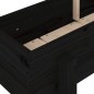 vidaXL Hochbeet Schwarz 160x30x38 cm Massivholz Kiefer vidaXL Hochbeet Schwarz 160x30x38 cm Massivholz Kiefer