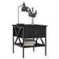 vidaXL Nachttische 2 Stk. Schwarz 40x42x45 cm Holzwerkstoff vidaXL Nachttische 2 Stk. Schwarz 40x42x45 cm Holzwerkstoff