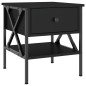 vidaXL Nachttische 2 Stk. Schwarz 40x42x45 cm Holzwerkstoff vidaXL Nachttische 2 Stk. Schwarz 40x42x45 cm Holzwerkstoff