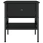 vidaXL Nachttische 2 Stk. Schwarz 40x42x45 cm Holzwerkstoff vidaXL Nachttische 2 Stk. Schwarz 40x42x45 cm Holzwerkstoff