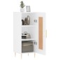 vidaXL Sideboard Weiß 34,5x34x90 cm Holzwerkstoff vidaXL Sideboard Weiß 34,5x34x90 cm Holzwerkstoff