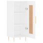 vidaXL Sideboard Weiß 34,5x34x90 cm Holzwerkstoff vidaXL Sideboard Weiß 34,5x34x90 cm Holzwerkstoff
