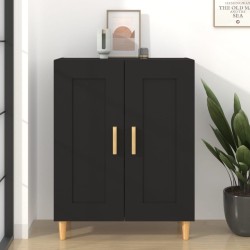 vidaXL Sideboard Schwarz 69,5x34x90 cm Holzwerkstoff