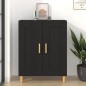 vidaXL Sideboard Schwarz 69,5x34x90 cm Holzwerkstoff vidaXL Sideboard Schwarz 69,5x34x90 cm Holzwerkstoff