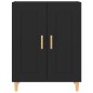 vidaXL Sideboard Schwarz 69,5x34x90 cm Holzwerkstoff vidaXL Sideboard Schwarz 69,5x34x90 cm Holzwerkstoff