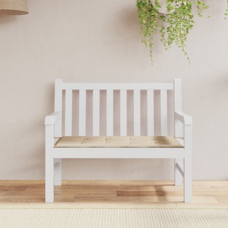 vidaXL Gartenbank-Auflage Beige 120x50x3 cm Oxford-Gewebe