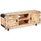 vidaXL TV-Schrank Raues Mangoholz 120 x 30 x 50 cm vidaXL TV-Schrank Raues Mangoholz 120 x 30 x 50 cm