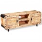 vidaXL TV-Schrank Raues Mangoholz 120 x 30 x 50 cm vidaXL TV-Schrank Raues Mangoholz 120 x 30 x 50 cm